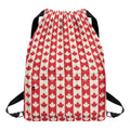 Canadian Maple Leaf Pattern Print Drawstring Backpack