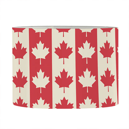 Canadian Maple Leaf Pattern Print Drum Lamp Shade