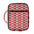 Canadian Maple Leaf Pattern Print Front Pocket Bible Bag