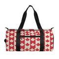 Canadian Maple Leaf Pattern Print Gym Bag