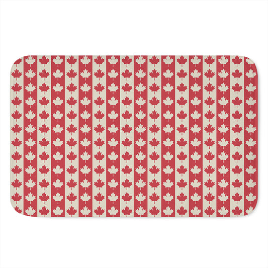 Canadian Maple Leaf Pattern Print Indoor Door Mat