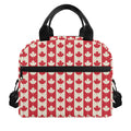 Canadian Maple Leaf Pattern Print Insulated Lunch Bag
