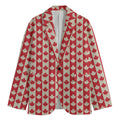 Canadian Maple Leaf Pattern Print Men's Blazer