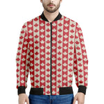 Canadian Maple Leaf Pattern Print Men's Bomber Jacket