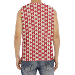 Canadian Maple Leaf Pattern Print Men's Fitness Tank Top