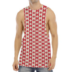Canadian Maple Leaf Pattern Print Men's Muscle Tank Top