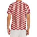 Canadian Maple Leaf Pattern Print Men's Short Sleeve Rash Guard
