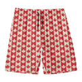 Canadian Maple Leaf Pattern Print Men's Swim Trunks
