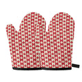 Canadian Maple Leaf Pattern Print Oven Mitts