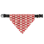 Canadian Maple Leaf Pattern Print Over The Collar Dog Bandana