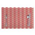 Canadian Maple Leaf Pattern Print Placemat