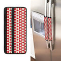 Canadian Maple Leaf Pattern Print Refrigerator Handle Covers