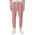Canadian Maple Leaf Pattern Print Joggers