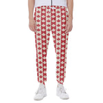 Canadian Maple Leaf Pattern Print Scuba Joggers