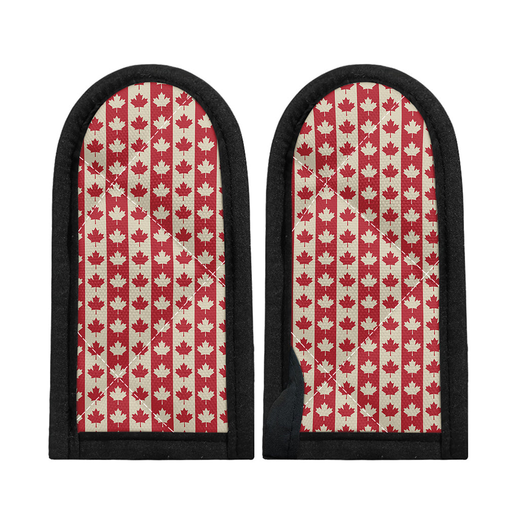 Canadian Maple Leaf Pattern Print Skillet Handle Cover