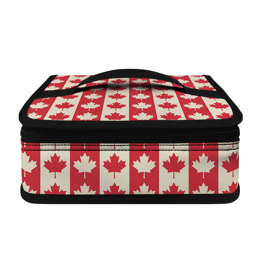 Canadian Maple Leaf Pattern Print Small Lunch Bag