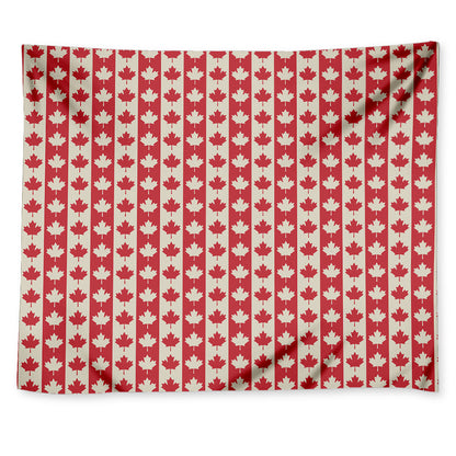 Canadian Maple Leaf Pattern Print Tapestry
