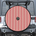 Canadian Maple Leaf Pattern Print Tire Cover With Camera Hole