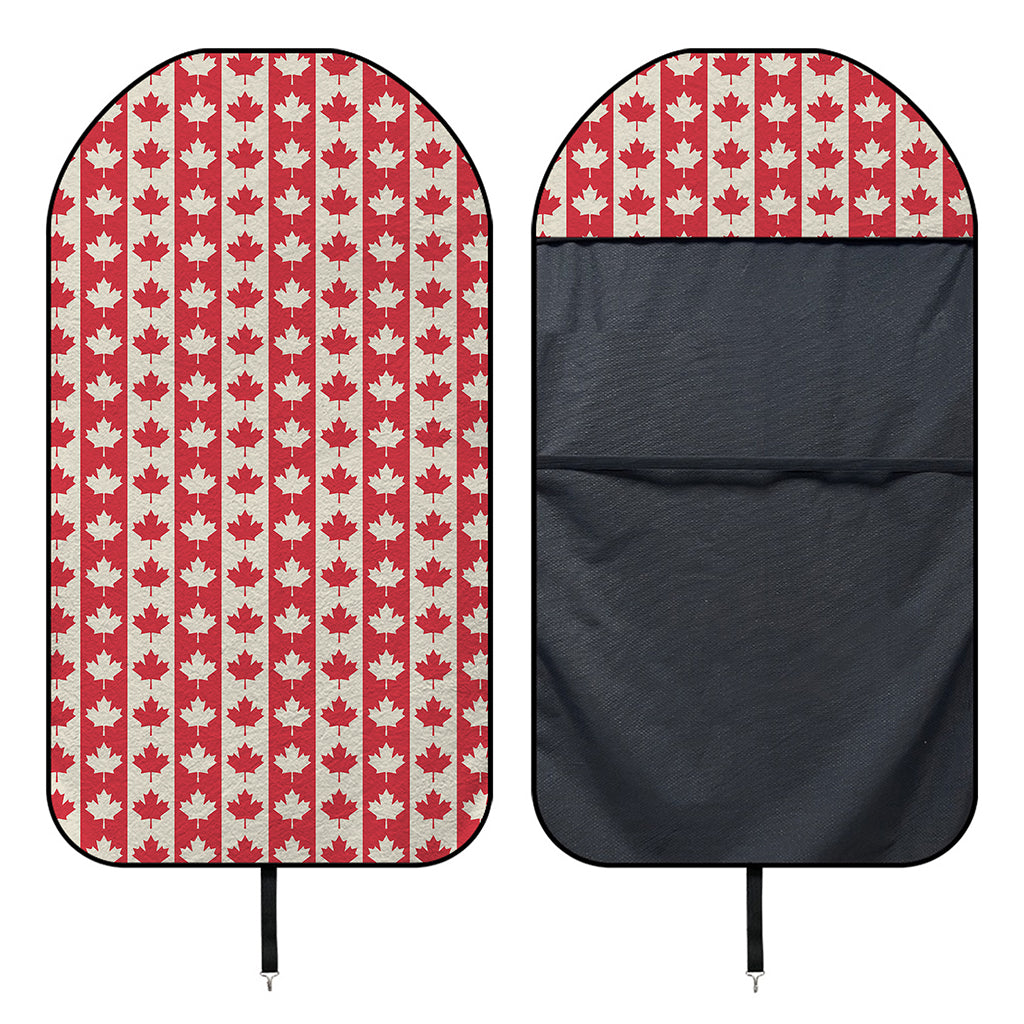 Canadian Maple Leaf Pattern Print Waterproof Car Seat Cover
