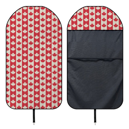 Canadian Maple Leaf Pattern Print Waterproof Car Seat Cover