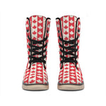 Canadian Maple Leaf Pattern Print Winter Boots
