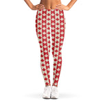 Canadian Maple Leaf Pattern Print Women's Leggings