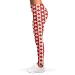 Canadian Maple Leaf Pattern Print Women's Leggings