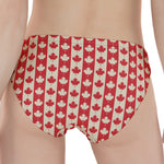 Canadian Maple Leaf Pattern Print Women's Panties