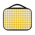 Canary Yellow And White Gingham Print Classic Bible Case