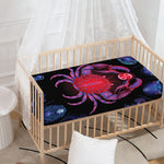 Cancer And Astrological Signs Print Baby Crib Sheet