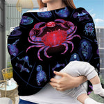Cancer And Astrological Signs Print Baby Seat Cover