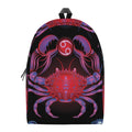 Cancer And Astrological Signs Print School Backpack