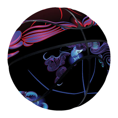 Cancer And Astrological Signs Print Basketball