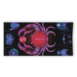 Cancer And Astrological Signs Print Beach Towel