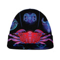 Cancer And Astrological Signs Print Beanie