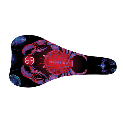 Cancer And Astrological Signs Print Bicycle Seat Cover