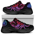 Cancer And Astrological Signs Print Black Chunky Shoes