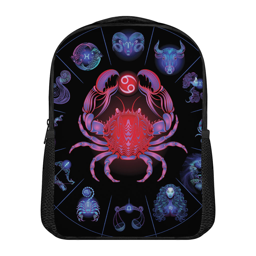 Cancer And Astrological Signs Print Casual Backpack