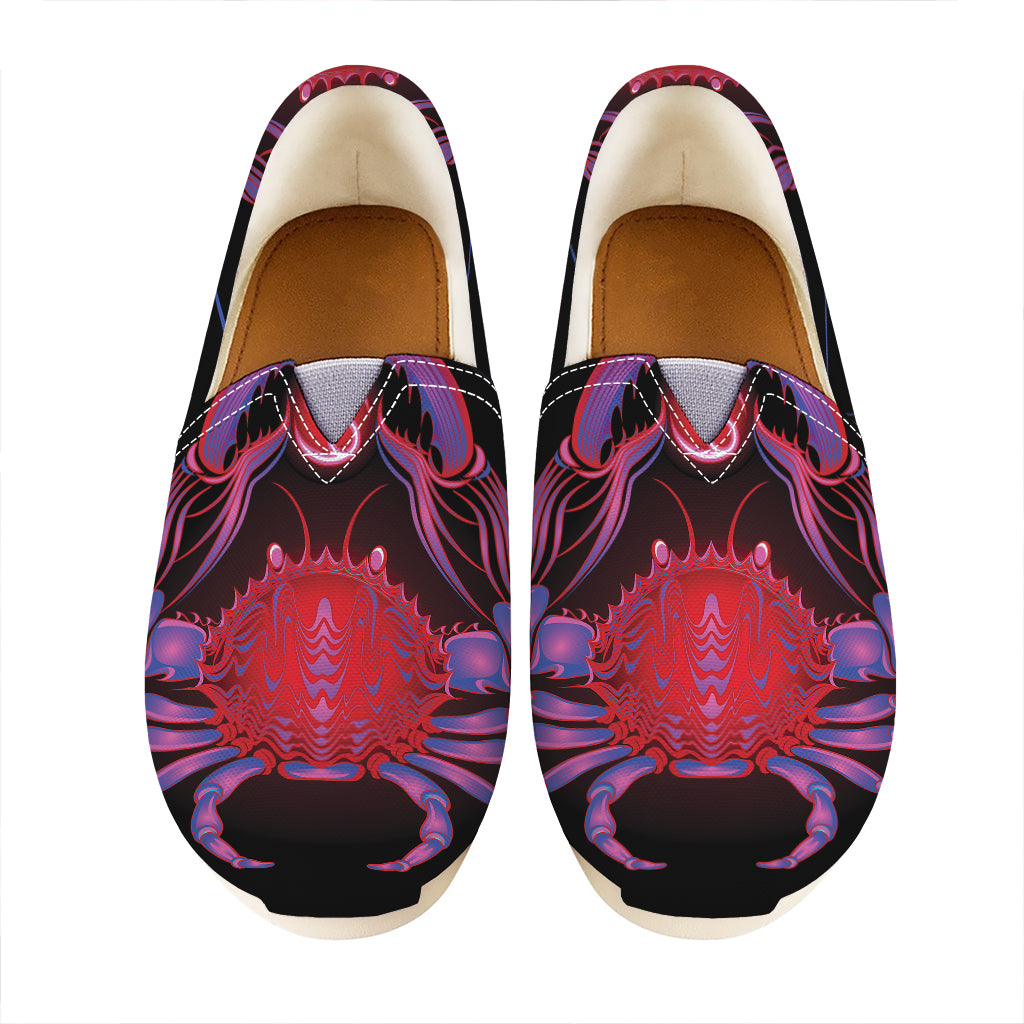 Cancer And Astrological Signs Print Casual Shoes