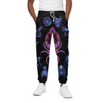 Cancer And Astrological Signs Print Cotton Pants