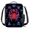 Cancer And Astrological Signs Print Crossbody Lunch Bag