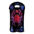Cancer And Astrological Signs Print Double Neoprene Wine Tote