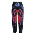 Cancer And Astrological Signs Print Fleece Lined Knit Pants