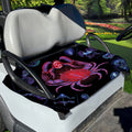 Cancer And Astrological Signs Print Golf Cart Seat Cover