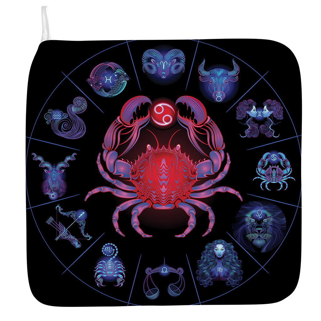 Cancer And Astrological Signs Print Hand Towel