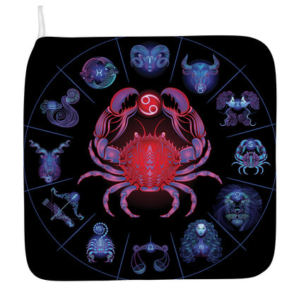 Cancer And Astrological Signs Print Hand Towel