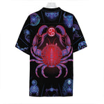 Cancer And Astrological Signs Print Hawaiian Shirt