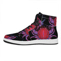 Cancer And Astrological Signs Print High Top Leather Sneakers