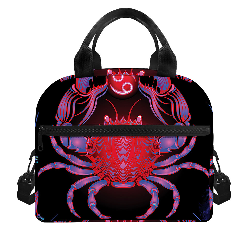 Cancer And Astrological Signs Print Insulated Lunch Bag