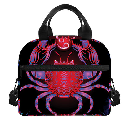 Cancer And Astrological Signs Print Insulated Lunch Bag